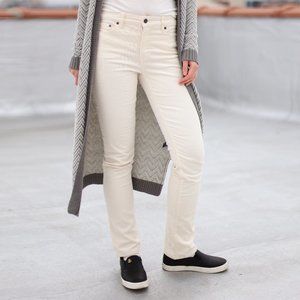 NWT Ralph Lauren Premier Straight Cord Jean, Cream